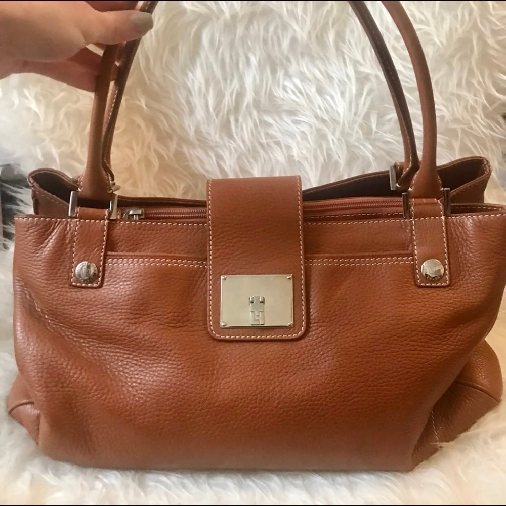 Lambertson Truex Leather Handbag